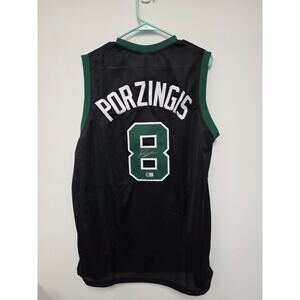 Autographed Kristoff Porzingis Celtics Jersey w/COA XL